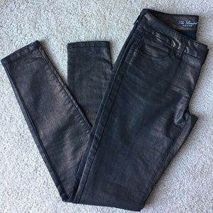 Metallic Copper Skinny Jeans